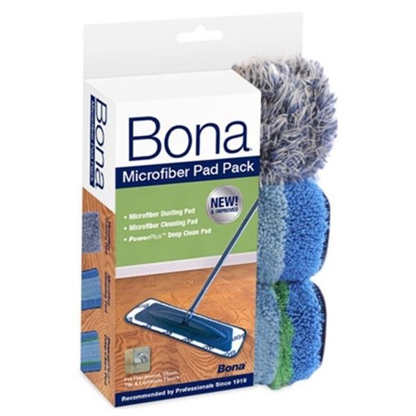 Bona Bona Kemi Usa Inc AX0003496 Microfiber Deep Clean Pad Pack 205150